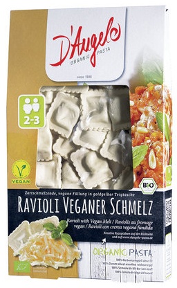 D’Angelo Ravioli mit veganer Schmelz- Füllung bio