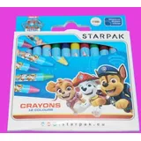 WACHSMALSTIFTE 12er Set - FARBSTIFTE -Paw Patrol -Malen, Zeichnen, Dekorieren
