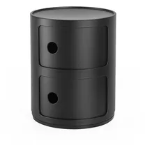 Kartell Componibili 32 x 32 x 40 cm 2-tlg. schwarz