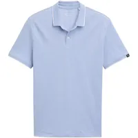Tom Tailor DENIM Herren Piqué Poloshirt aus Baumwolle, blau,