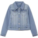 NAME IT Mädchen Nkfstar Dnm Jacket 2210-sr Noos, Light Blue Denim, 140