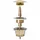 REA Universal Clic-clac Brush Waschbeckenablauf Gold