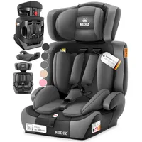 Kidiz Autokindersitz Gruppe 1+2+3 grau