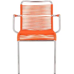 Outdoor Stapelsessel Fiam MYA SPAGHETTI orange