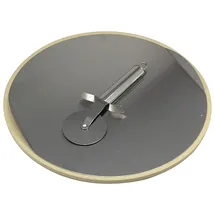 Dehner Pizzastein Ø 33 cm Schamotte silber