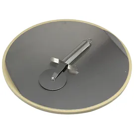 Dehner Pizzastein Ø 33 cm Schamotte silber