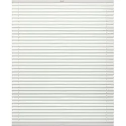 Plissee INDEKO "simple", weiß (weiß, weiß), B:109cm H:220cm, Obermaterial: 94% Polyester, 6% sonstige Fasern, Plissees, nach Maß
