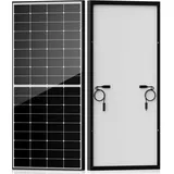 Solarpanel 350W, N-Type 12v solarmodul, BC Technologie, Komplett Schwarz Monokristallin Photovoltaik 350 watt Solar panel, PV Modul für Batterien, Boot, Wohnmobil, Balkonkraftwerk