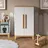 VitaliSpa Kinderkleiderschrank Malia 70 x 120 cm Eiche weiß