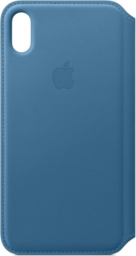 Apple Leder Folio (iPhone XS Max), Smartphone Hülle, Blau