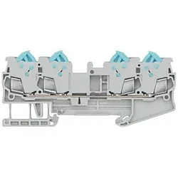 Siemens 8WH30040AE01 Durchgangsklemme mit Schnellanschluss, 4 Anschlussstellen - 50 Stück