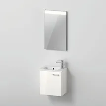 Duravit Xbase 2-tlg. Hochglanz Weiß