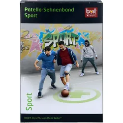Bort Patella-Sehnenband Sport Schwarz/Grün Gr 2 1 ST