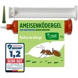 Futura-Shop Ameisenköder Gel 35 g – Ameisengel zur Ameisenbekämpfung im Innen- & Außenbereich – Ameisengift mit starkem Lockstoff & schneller Nestwirkung – Ameisenmittel mit gezielter Ausbringung