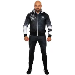 Sportanzug-Set für Herren EXTREME HOBBY PSYCHO CLOWN SCHWARZ M