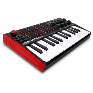 Akai Professional MPK Mini MK3 25-Tasten USB MIDI Keyboard Controller, 8 Hintergrundbeleuchtete Drum Pads, 8 Regler, Musikproduktion-Software und Native Instruments Sound Package (NKS Integration)