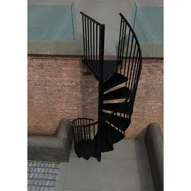 Minka Außenspindeltreppe Rondo 38 - 305,5 cm Zink