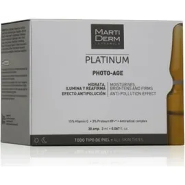 Martiderm Platinum Photo Age HA+ anti-aging Gesichtsserum in Ampullen mit Vitamin C 30x2 ml