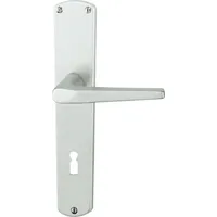Alpertec BB-Langschildgarnitur Phil Aluminium F1 Silber