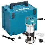 Makita RT0702CJ Fräse und Oberfräse, 710 W, Zange Ø8 oder 6 mm im Makpac-Koffer