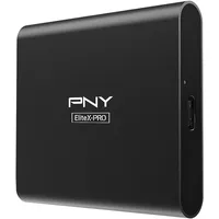 PNY PSD0CS2260-1TB-RB EliteX-PRO USB 3.2 Gen 2x2 Externe tragbare SSD 1TB, bis zu 1.500 MB/s Lesegeschwindigkeit, 1.400 MB/s Schreibgeschwindigkeit, Black