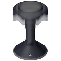 Hokki+® Höhenverstellbarer Bewegungssitz, Anthrazit, Gepolstert, 38 - 50 cm - Anthrazit