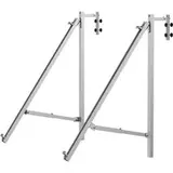 EcoFlow Halterung - Betonbalkon - Silber