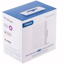 Aqara Smart Wall Switch H1 (No Neutral, Single Rocker) weiß (HomeKit)