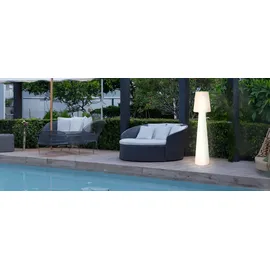 smartwares LED Außen-Stehleuchte Kunststoff 110 cm inkl. Leuchtmittel weiß