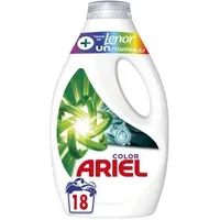 Ariel Flüssigwaschmittel + Touch of Lenor Unstoppables Color 18 Wäschen