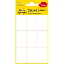 Avery Zweckform Mini-Organisations-Etiketten 3045 Weiß 38 x 24 mm 7 Blatt 63 St.