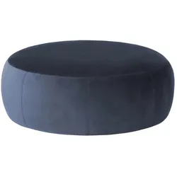 Samt Hocker  Amadi ¦ blau ¦ Maße (cm): B: 105 H: 40