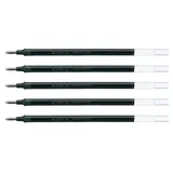 5er Pack uni-ball Refillminen UMR-10 für Gelschreiber Gel Impact / Broad UM 153S UM153S- UM 153C Strichfarbe: schwarz