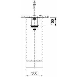 Franke Unterbaubecken Mythos MYX 110-16 Edelstahl gebürstet Handbetätigung - Silber