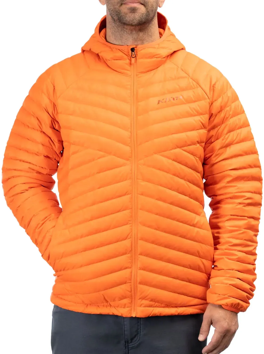 Klim Arete Hooded, veste en duvet - Orange - XL