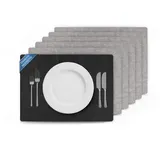 BestLivings Tischset, Hellgrau, Kunststoff, 33x46 cm, Wohntextilien, Tischwäsche, Tischsets