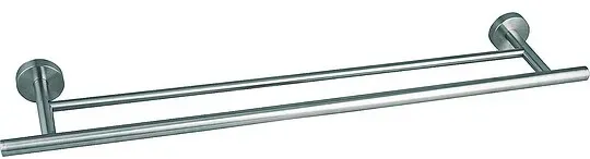 Badetuchhalter Axial, 700 mm, Edelstahl matt