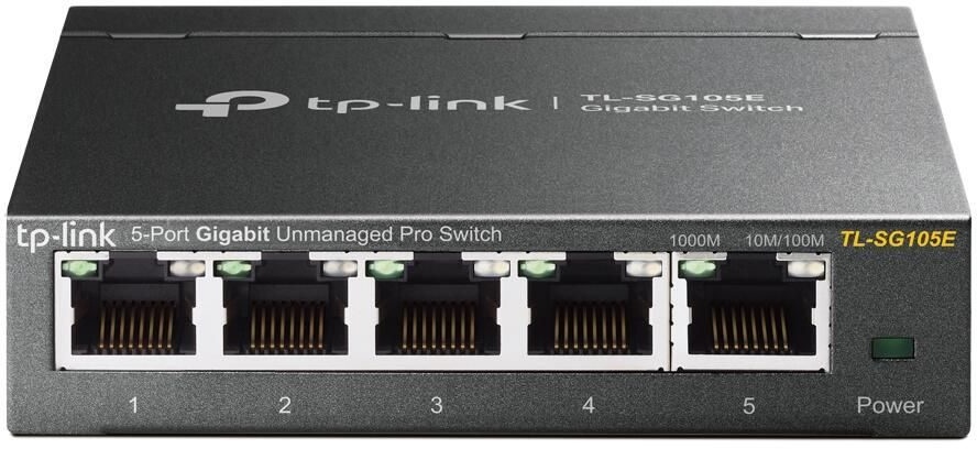 TP-LINK TL-SG105E 5-Port-Gigabit Easy Smart Pro Switch