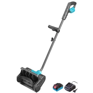 AGT 18-V-Akku-Schneebürste & -Schneefräse + Ladegerät, 25 cm, 2.700 U/Min.