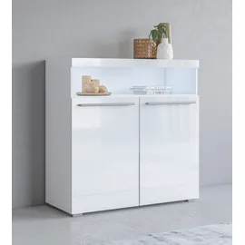 OTTO home Kommode India 91 x 92 x 38,5 cm Weiß