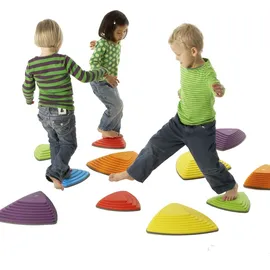 Gonge Flusssteine Bunt