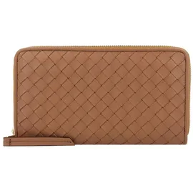 ABRO Piuma Geldbörse Damen braun