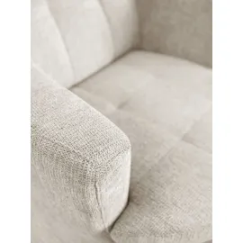 Alina Drehsessel "Yuri", grau (kieselgrau gfs 19), B:80cm H:93cm T:92cm, Chenille GFS (100% Polyester), Sessel, Drehsessel, mit Dreh und Wippfunktion, passend zu Hocker Yuri