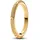 Pandora 163322C01 Ring für Damen Struktur & Steine Goldfarben, 58/18,5