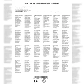 ich-zapfe Füllzapfkopf zum Befüllen von KEG-Bierfässern, Execution_Zapfkopf:KORB Füllzapfkopf