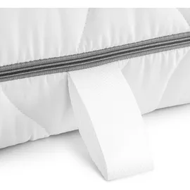 sleezzz 7 Zonen Viskoelastik-Matratze Sleezzz Smart 180 x 200 cm, Höhe 18 cm, Härtegrad H3 mit Air Memoryschaum + 2 x Sleezzz® Smart höhenverstellbares...