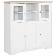 OTTO home Highboard Nanna 118 x 125 x 39 cm Weiß