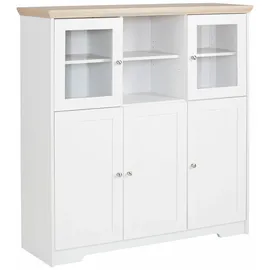 OTTO home Highboard Nanna 118 x 125 x 39 cm Weiß
