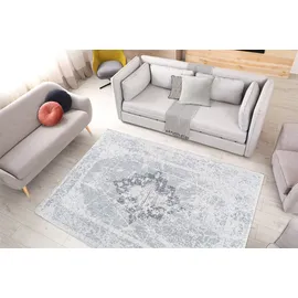 Arte Espina Prayer 100 Kurzflorteppich 120 x 170 cm Grau