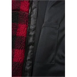 Brandit Textil Teddy Jacke Red / Black XL